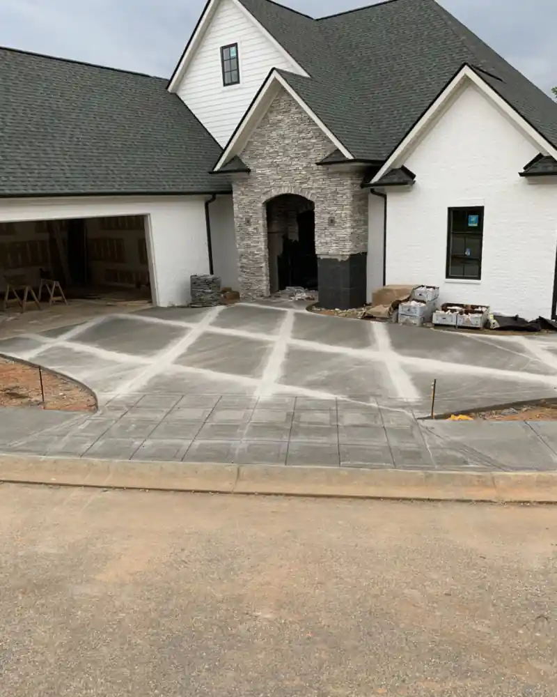 Residential concrete work by Ace Concrete Construction