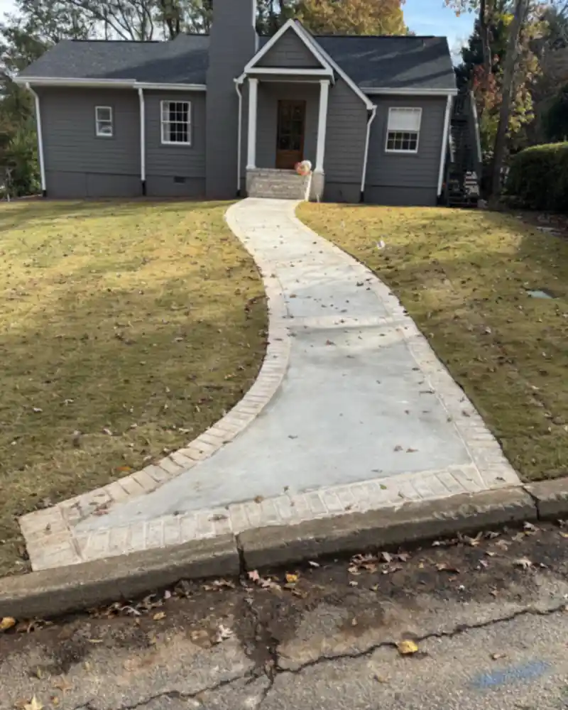 Decorative stamped concrete by Ace Concrete Construction