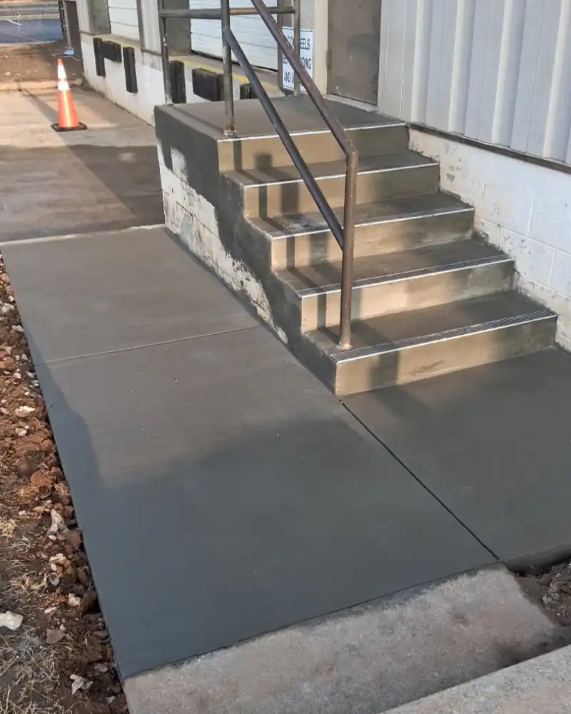 Concrete tear-out and repair work by the Ace Concrete Construction crew