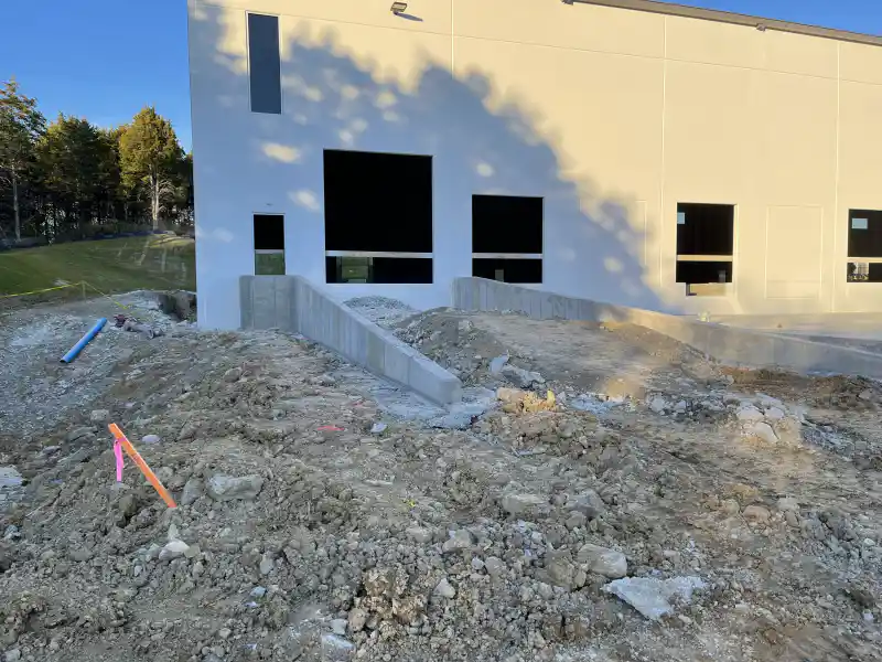 Commercial concrete work by Ace Concrete Construction