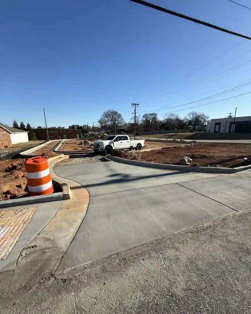 Commercial concrete work by Ace Concrete Construction