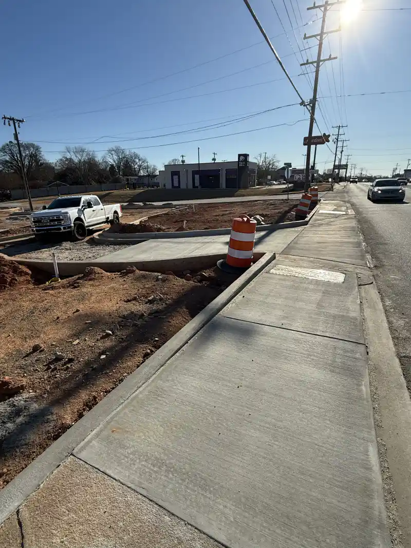 Commercial concrete work by Ace Concrete Construction