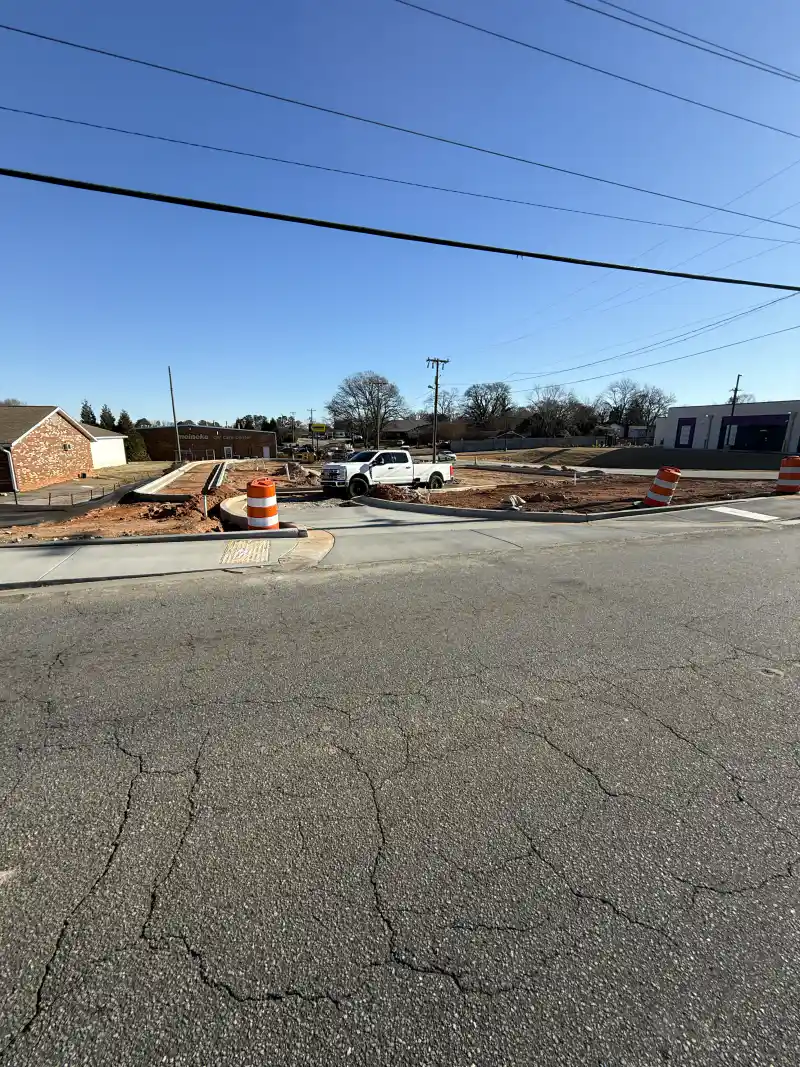Commercial concrete work by Ace Concrete Construction