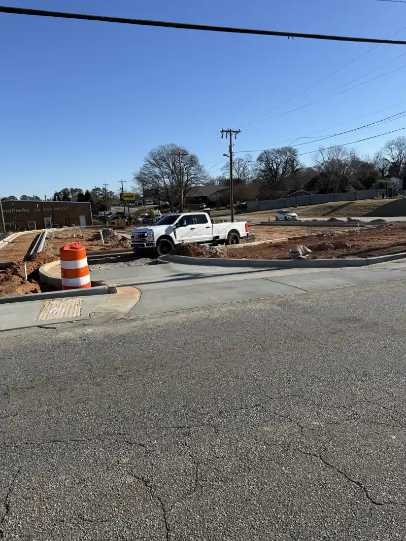 Commercial concrete work by Ace Concrete Construction