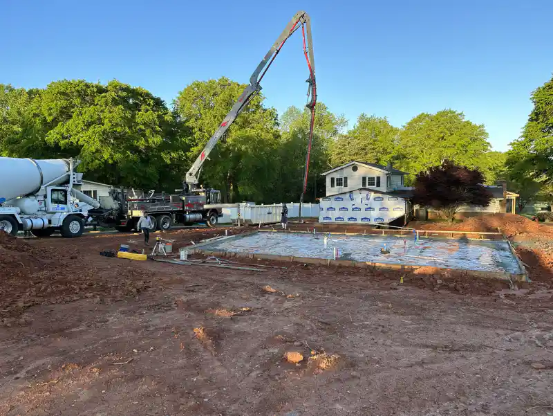 Foundation or retaining wall built by Ace Concrete Construction
