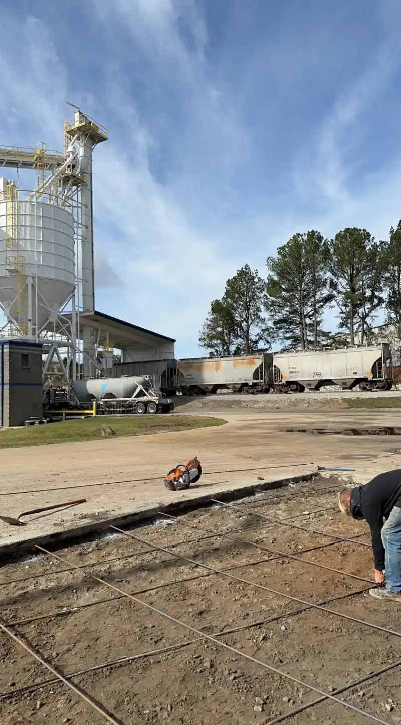Industrial concrete work by Ace Concrete Construction