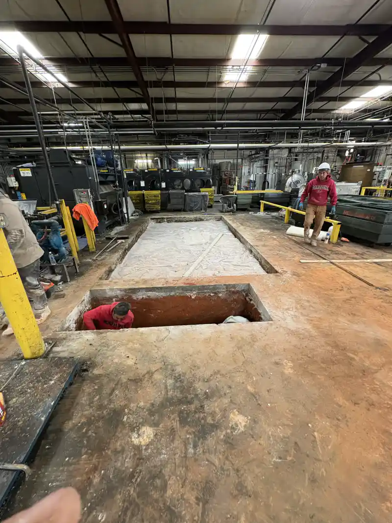 Industrial concrete work by Ace Concrete Construction