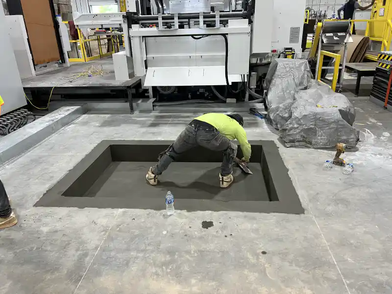 Industrial concrete work by Ace Concrete Construction