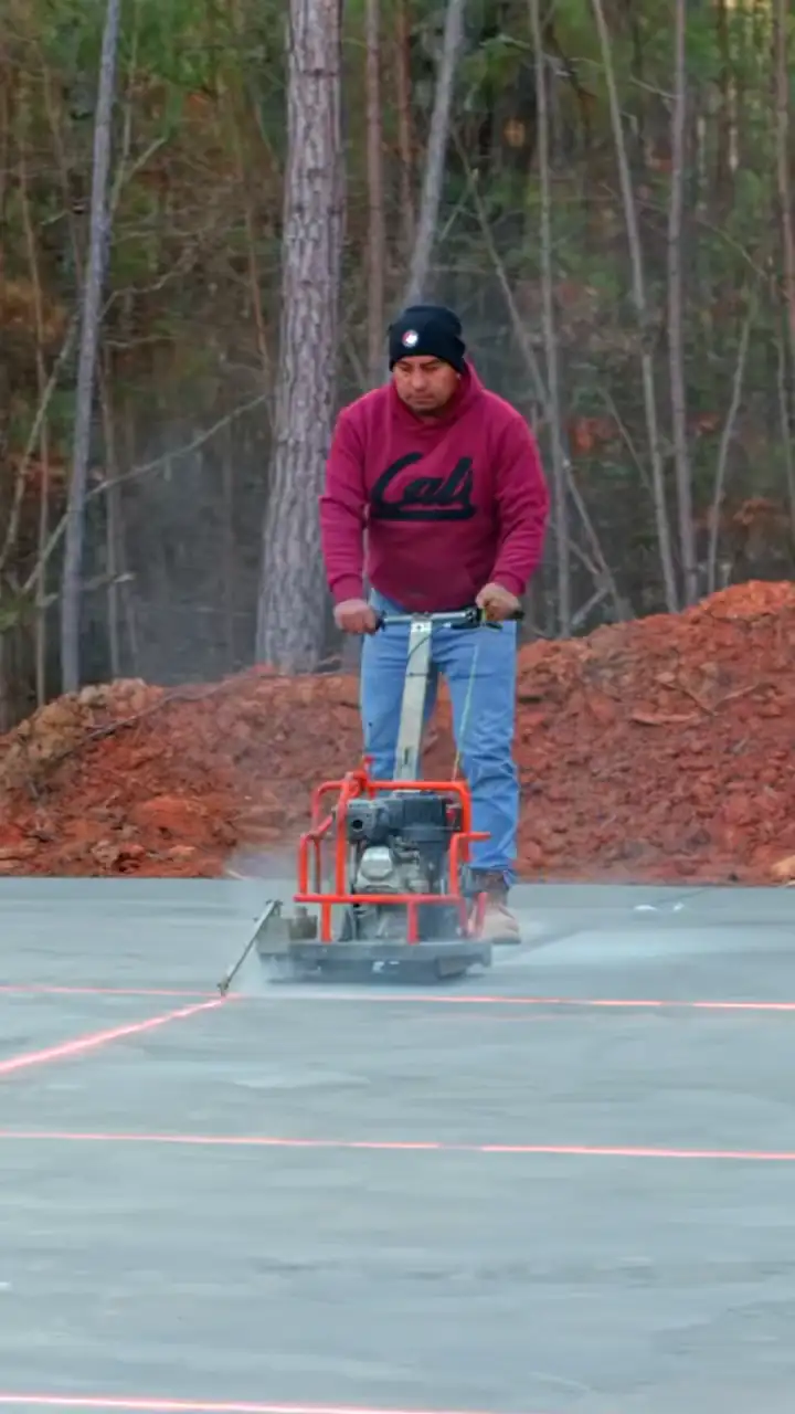 Pouring garage and building slabs - Ace Concrete Construction